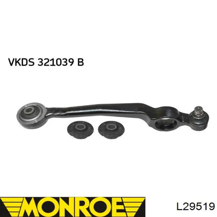 Важіль передньої підвіски нижній, правий Monroe L29519 ціна, від 50.41 USD