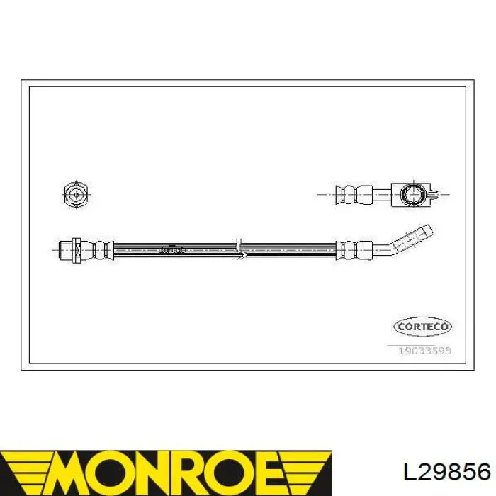 Купити L29856 Monroe Сайлентблок задньої балки
