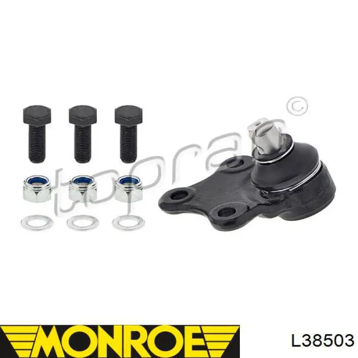 Кульова опора, нижня Monroe L38503
