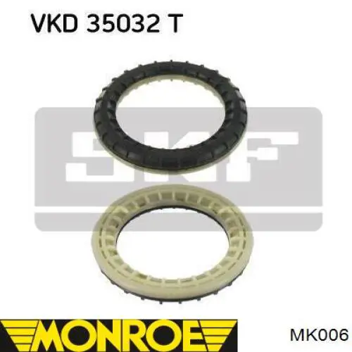 Підшипник опорний амортизатора, переднього MK006 Monroe