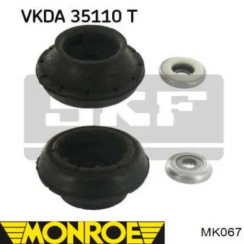 Опора стійки амортизатора переднього Kautek VWKT004P ціна, від 8.57 USD