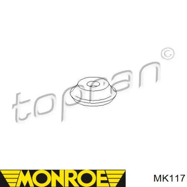 Опора амортизатора заднього Monroe MK117 ціна, від 3.64 USD