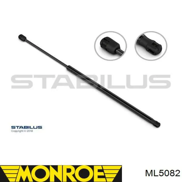 ML5082 Monroe амортизатор кришки багажника/ двері 3/5-ї задньої