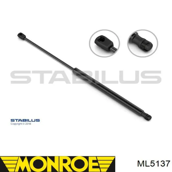 GS0136 Magneti Marelli Амортизатор кришки багажника / двері 3/5-ї задньої