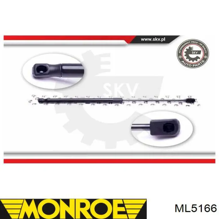 Купити ML5166 Monroe Амортизатор двері багажника