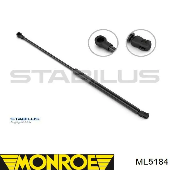 GS0182 Magneti Marelli Амортизатор кришки багажника / двері 3/5-ї задньої