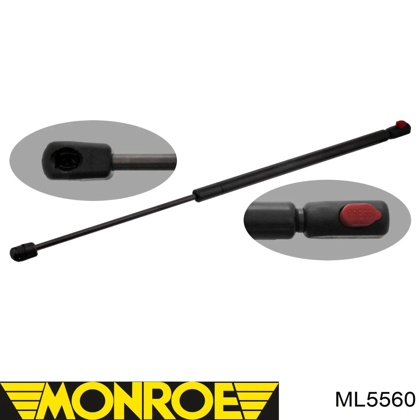 Опора капота ліва Monroe ML5560 ціна, від 12.83 USD