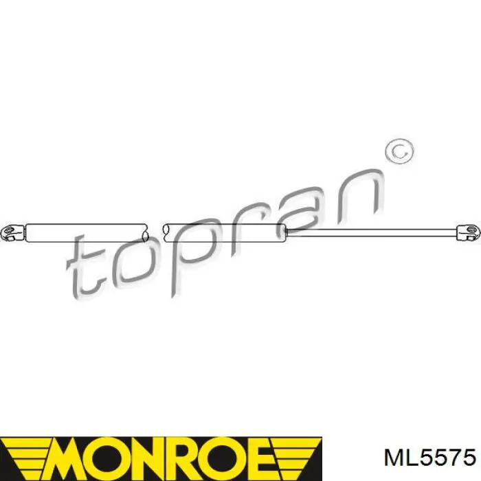 Амортизатор кришки багажника/ двері 3/5-ї задньої ML5575 Monroe