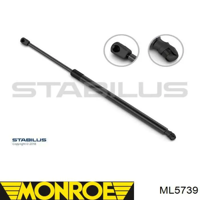 Амортизатор капота газовий Starline 1257805 ціна, від 7.62 USD