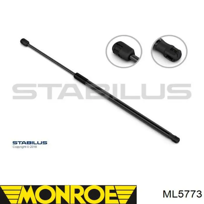 ML5773 Monroe амортизатор кришки багажника/ двері 3/5-ї задньої