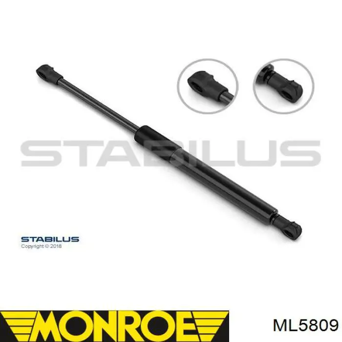 Амортизатор двері задньої Magneti Marelli GS0874 ціна, від 7.47 USD