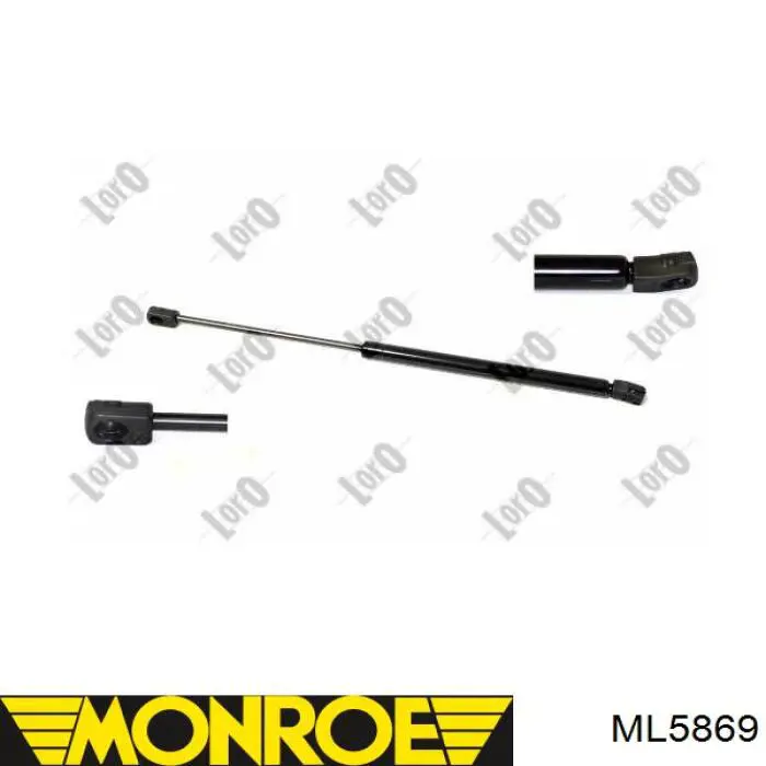 ML5869 Monroe амортизатор кришки багажника/ двері 3/5-ї задньої