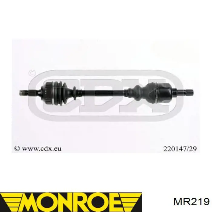 MR219 Monroe амортизатор задній