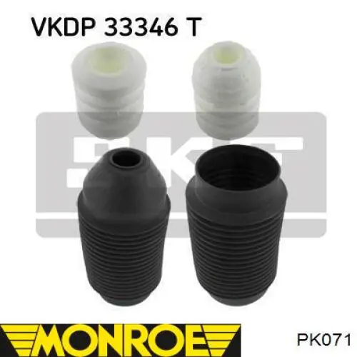 Буфер-відбійник амортизатора переднього + пильовик Monroe PK071