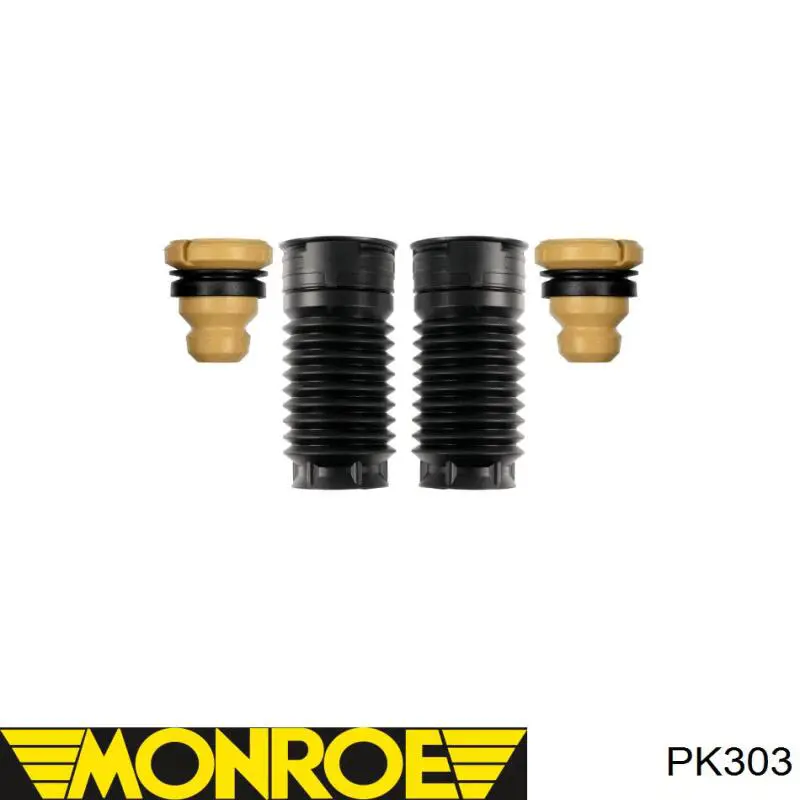Буфер-відбійник амортизатора переднього + пильовик PK303 Monroe