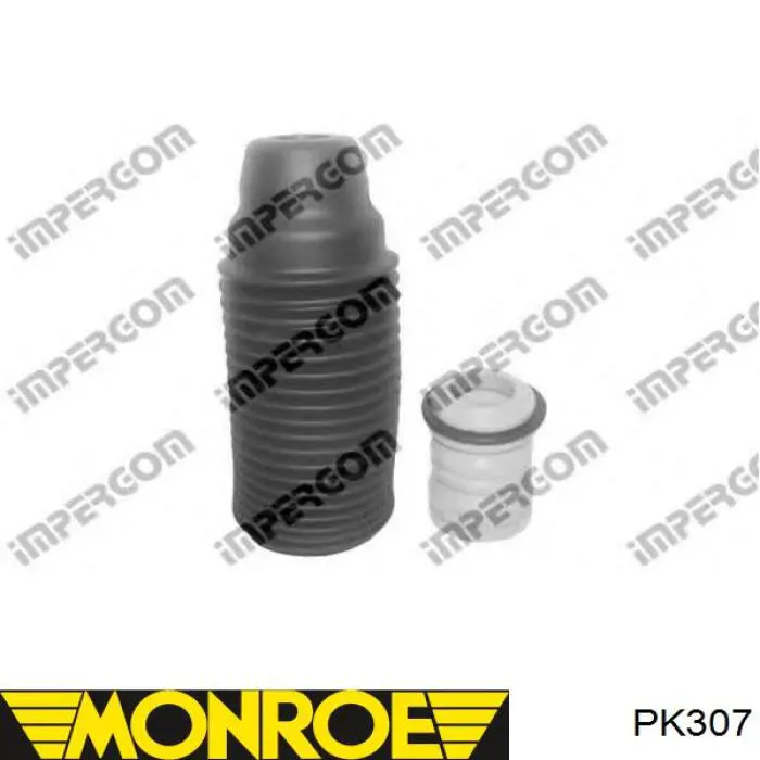 Буфер-відбійник амортизатора переднього + пильовик PK307 Monroe