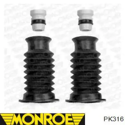 Буфер-відбійник амортизатора переднього + пильовик Monroe PK316