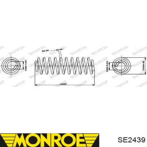 Купити SE2439 Monroe Задні пружини