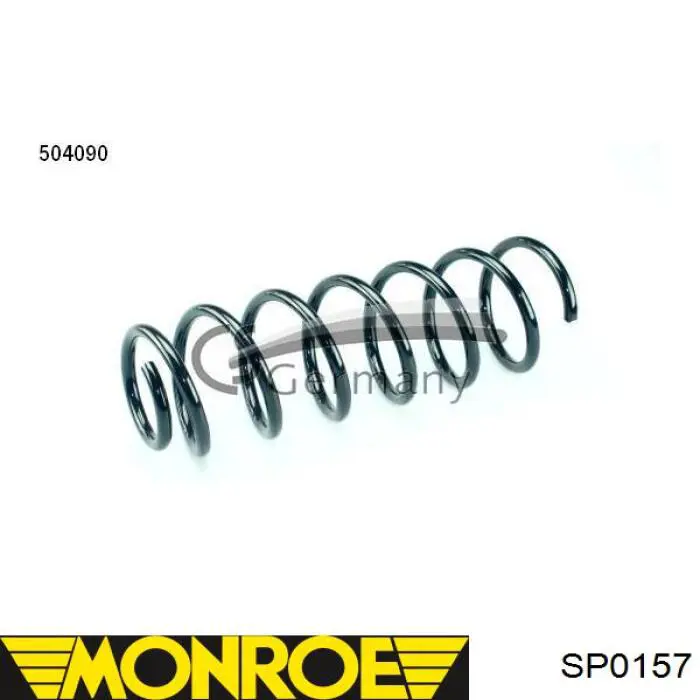 SP0157 Monroe пружина передня