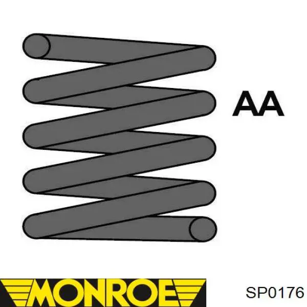 Пружина передня SP0176 Monroe
