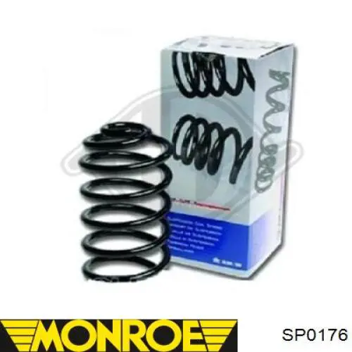 SP0176 Monroe Пружина амортизатора передняя