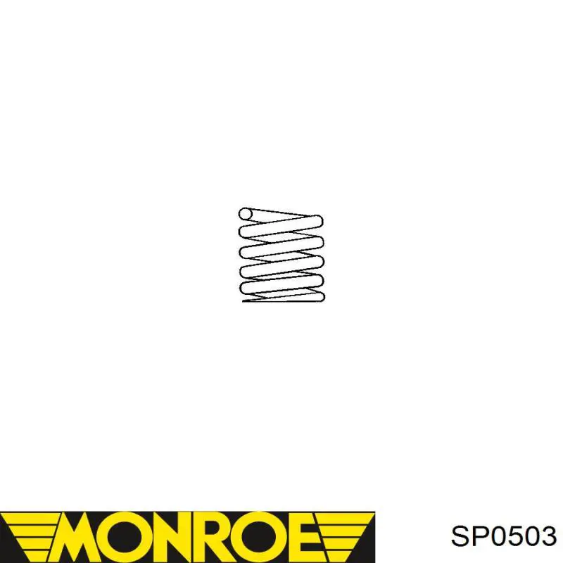 SP0503 Monroe пружина задня