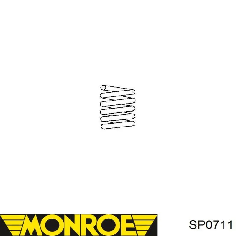 SP0711 Monroe пружина задня