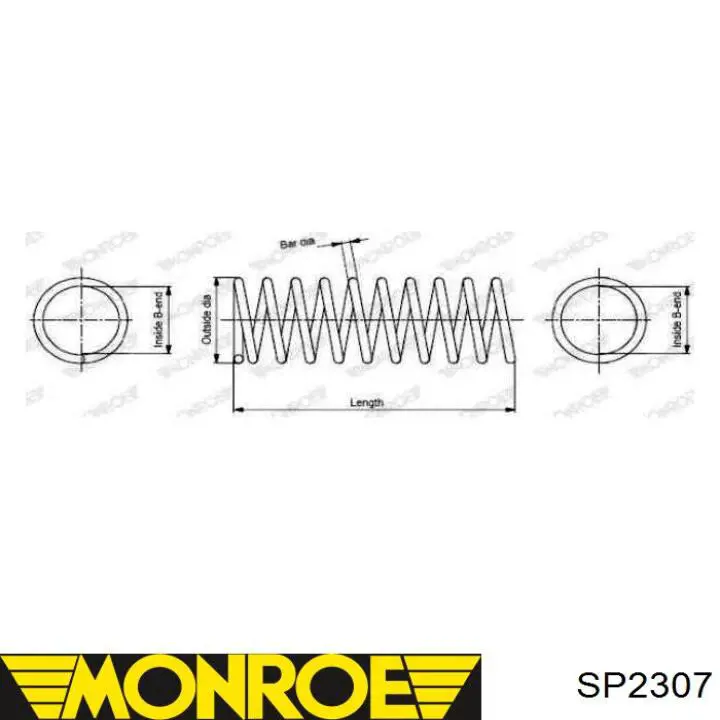Задні пружини SR133TP Raiso