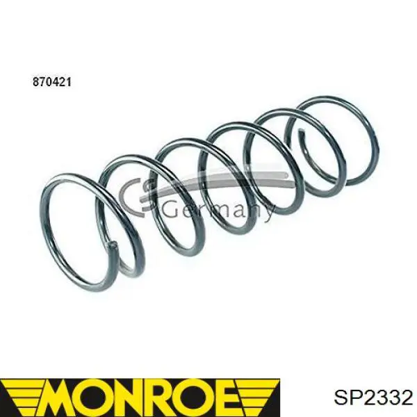 Пружина передня Monroe SP2332 ціна, від 28.62 USD
