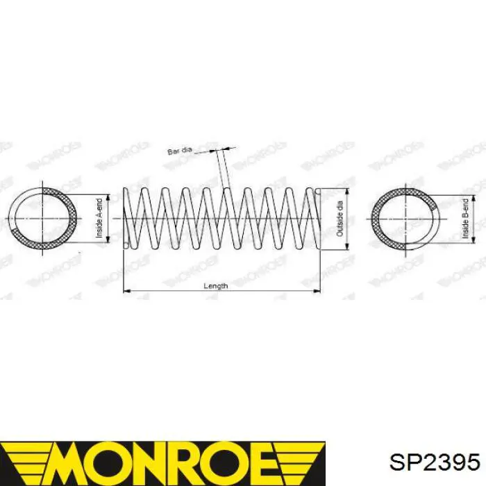 Пружина передньої підвіски Japan Parts ZC2618H