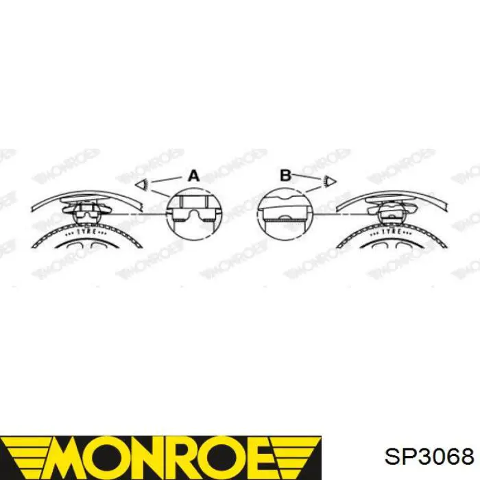 Пружина задня Monroe SP3068 ціна, від 40.77 USD