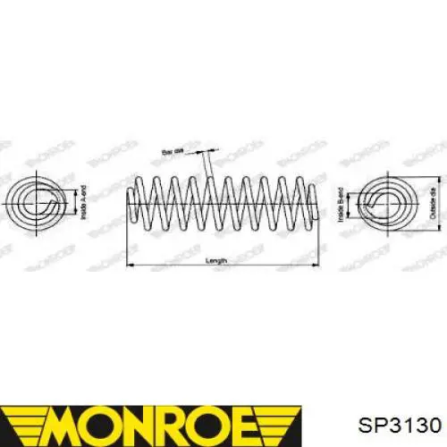 Задні пружини SP3130 Monroe
