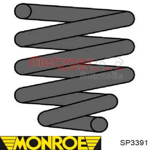 Купити SP3391 Monroe Гвинтова пружина підвіска