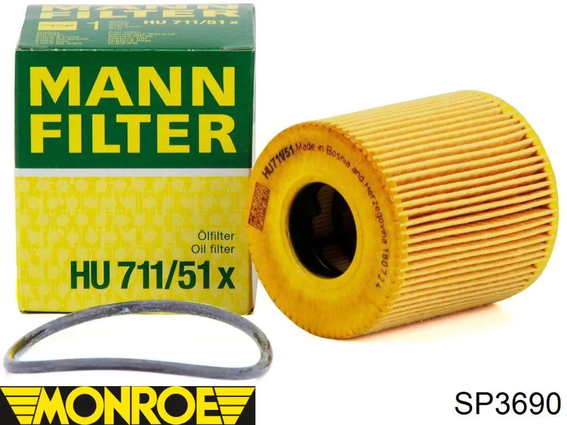 Купити SP3690 Monroe Задні пружини