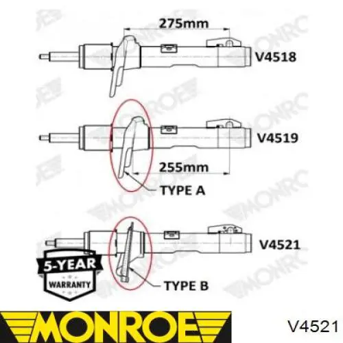 Купити 2175296 Ford Амортизатор передньої підвіски