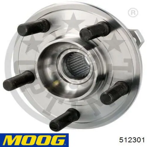 Маточина колеса передня Moog 512301 ціна, від 65.10 USD