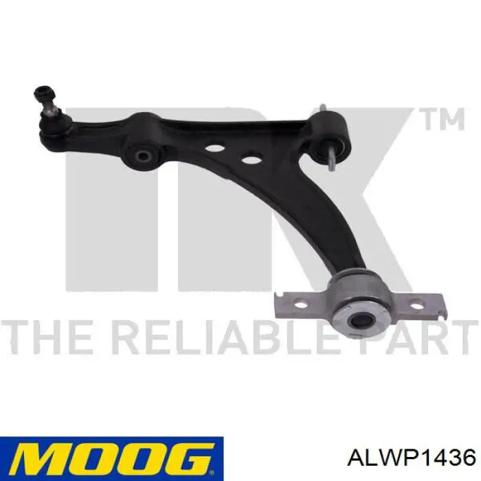 Важіль передньої підвіски нижній, правий Moog ALWP1436 ціна, від 122.02 USD