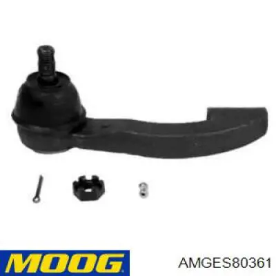 Наконечник рульовий Moog ES80361 ціна, від 15.34 USD