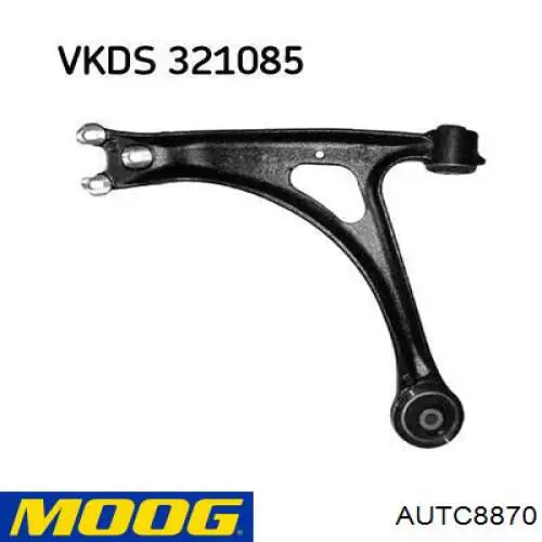 Купити AUTC8870 Moog Важіль передньої підвіски нижній, правий