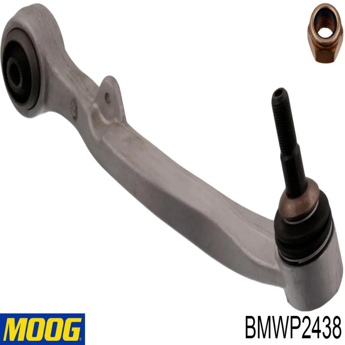 Важіль передньої підвіски нижній, правий Moog BMWP2438 ціна, від 59.35 USD