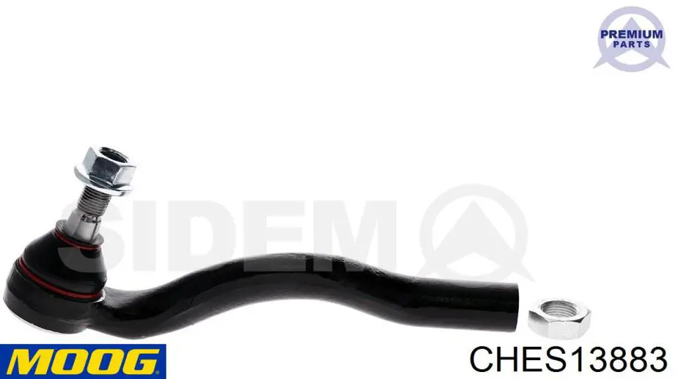 Наконечник рульовий Moog CHES13883 ціна, від 20.78 USD