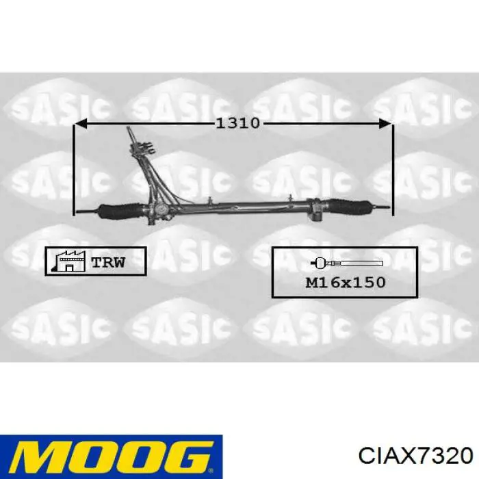 Купити CIAX7320 Moog Тяга рульова поздовжня