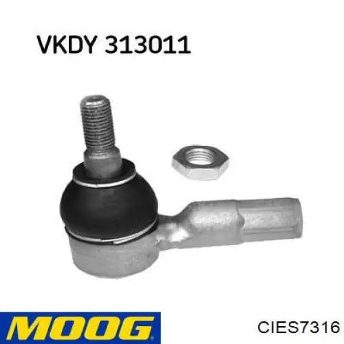 Наконечник рульовий Moog CIES7316 ціна, від 14.36 USD