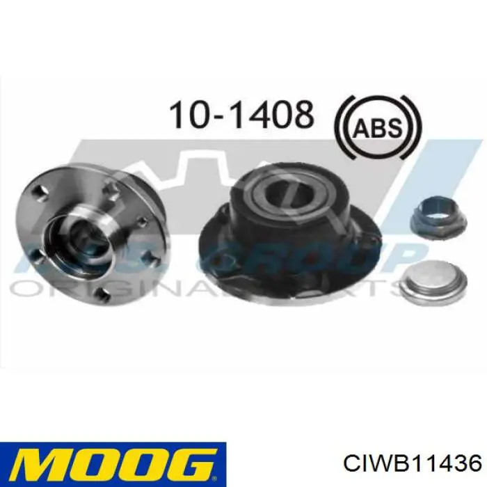 Маточина заднього колеса Dayco KWD1350