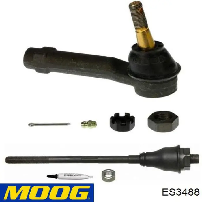 Тяга рульова поперечна Moog ES3488 ціна, від 23.22 USD
