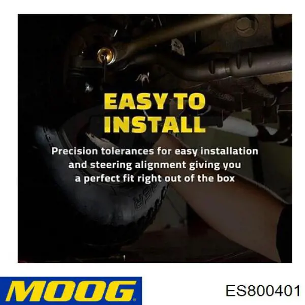 Наконечник рульовий Moog ES800401 ціна, від 31.67 USD