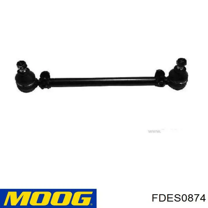 Накінечник поздовжньої рульової тяги, передній Moog FDES0874 ціна, від 7.70 USD