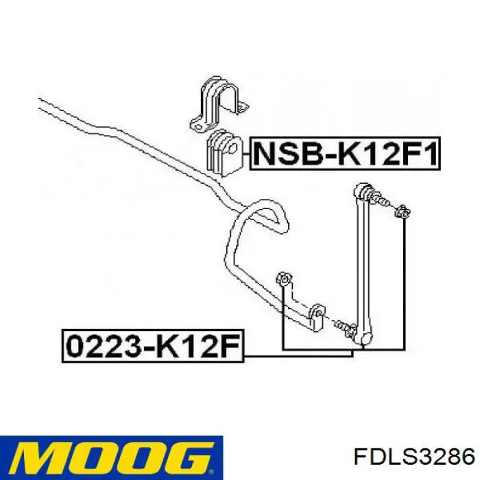 Амортизаційна стійка Moog FDLS3286 ціна, від 9.56 USD