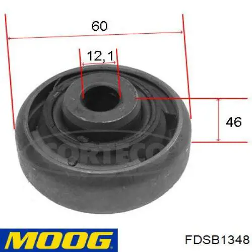 Купити FDSB1348 Moog Сайлентблок передньої підвіски