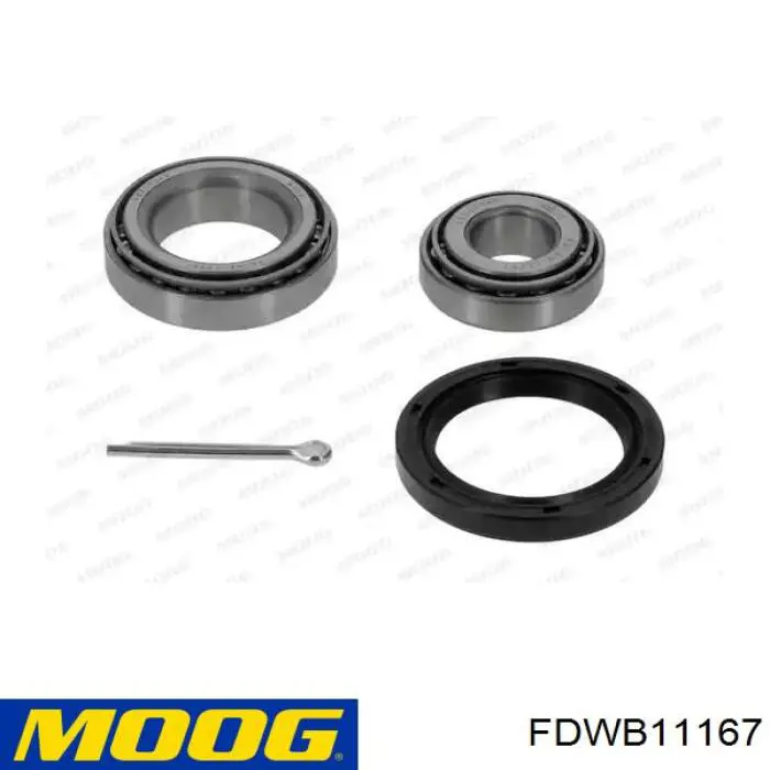 Підшипник маточини передньої/задньої Moog FDWB11167 ціна, від 5.57 USD